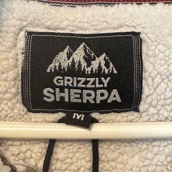 Grizzly Sherpa Quarterer Zip Pullover Sz M - Picture 6 of 6